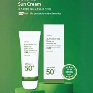 كريم الشمس الكوري المنشط بخلاصة الشاي الأخضر | حماية SPF لتفتيح البشرة وموازنتها - إيكوري